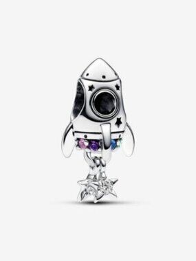 Pandora Space Love Rocket Charm